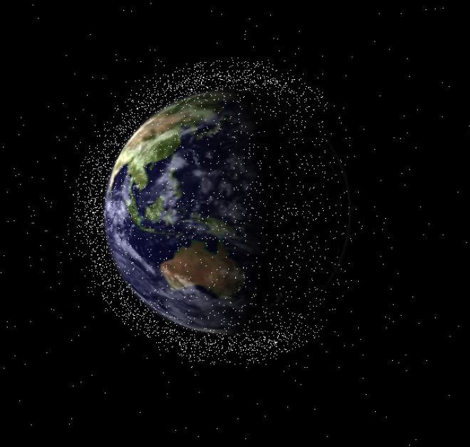 Satellites around the Earth